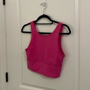 LULULEMON Power Pivot Tank in Sonic Pink